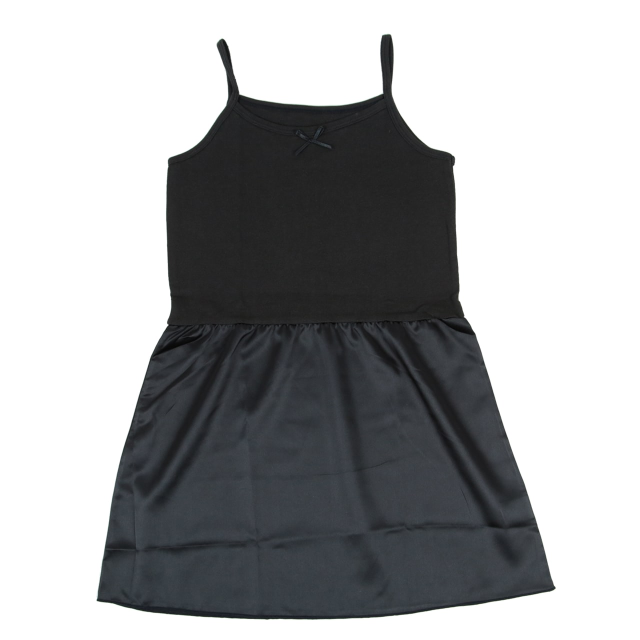 キッズ スリップ ワンピース インナー ペチコート キャミソール ジュニア 110cm~160cm 子供 透け防止 こども ドレス 黒 白 着物 夏 シャツ キャミ ワンピース下 110 120 130 140 150 160