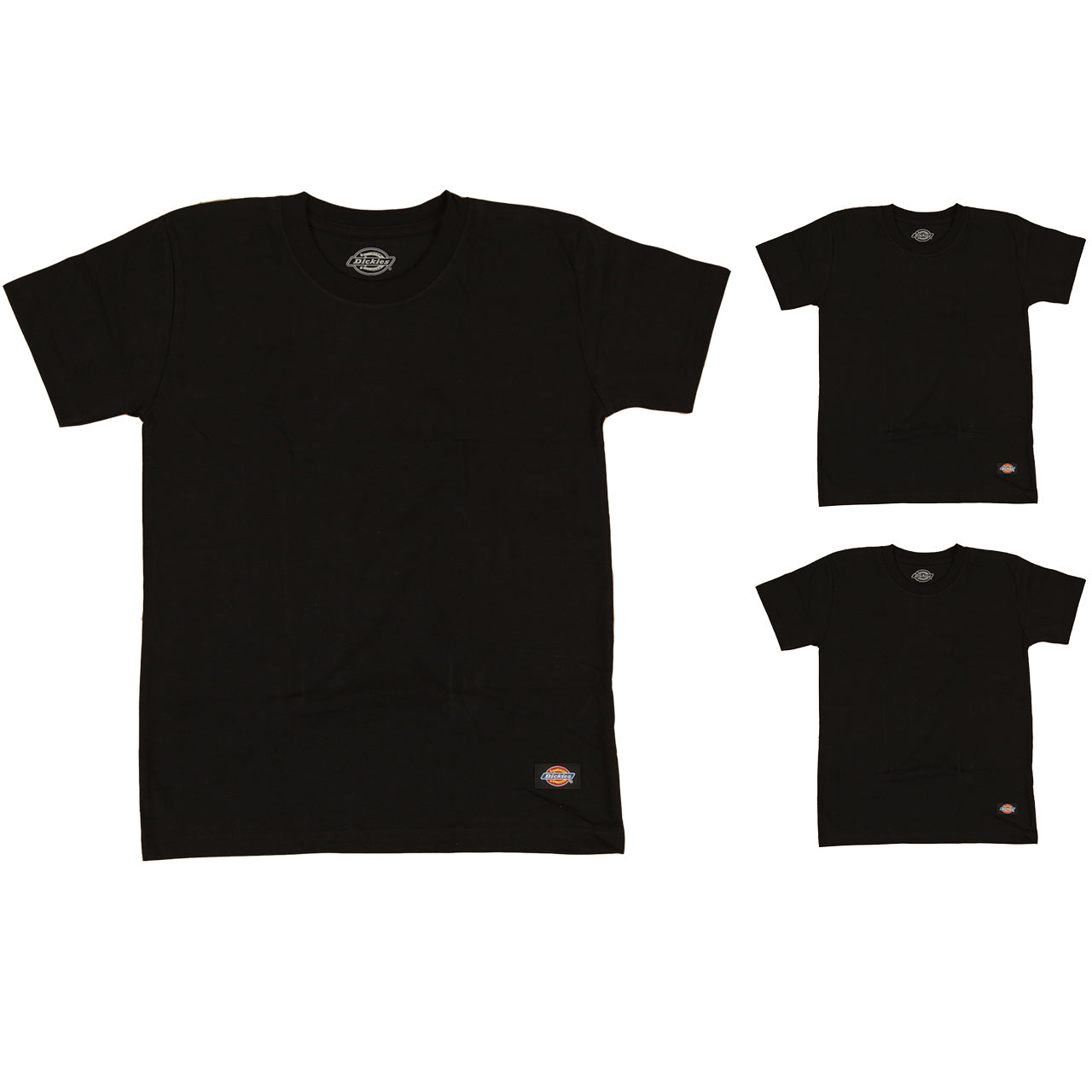 ディッキーズ 男の子 下着 半袖 シャツ 3枚組 130cm~170cm キッズ 子供 肌着 白 tシャツ ボーイズ 子ども 綿混 アンダーウェア インナー セット (在庫限り)