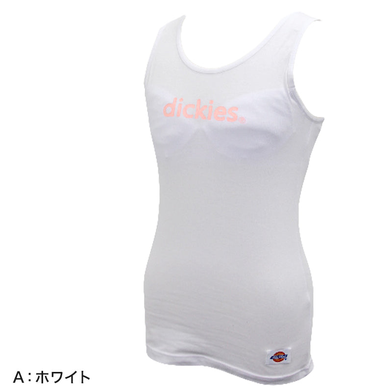 ジュニア 女の子 下着 タンクトップ カップ付き 150cm~165cm (スクールインナー 女子 モールドカップ ディッキーズ 150 160 165) (在庫限り)