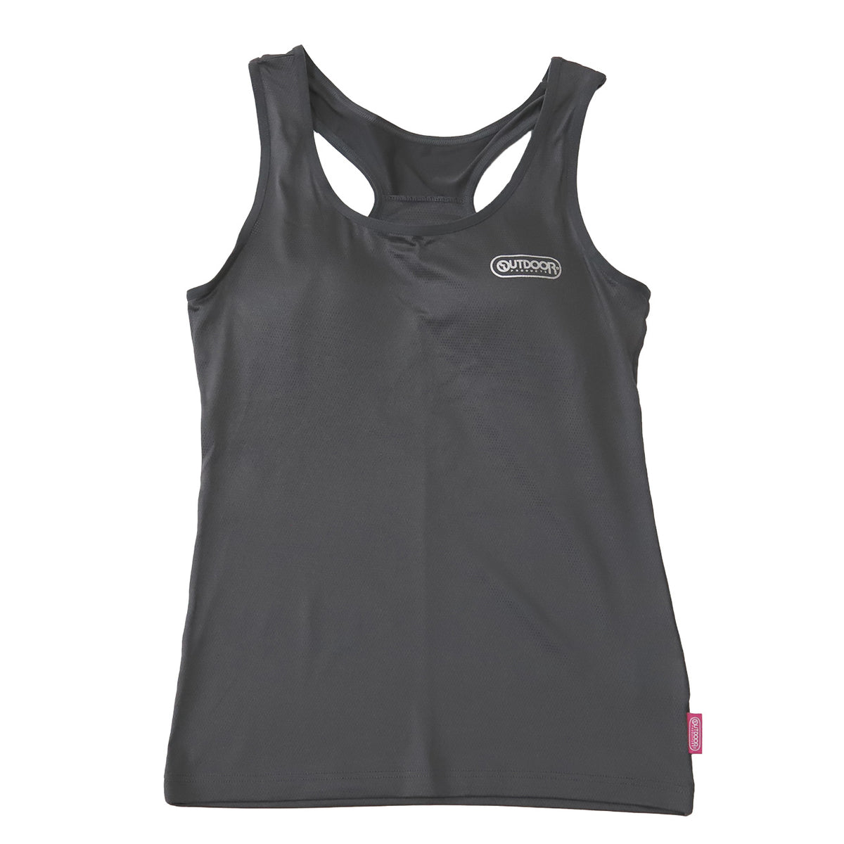 Outdoor タンクトップ グレコタイプ カップ付き 150cm~165cm (アウトドア 女子 女の子 モールドカップ スポブラ スポーツ メッシュ 150 160 165)