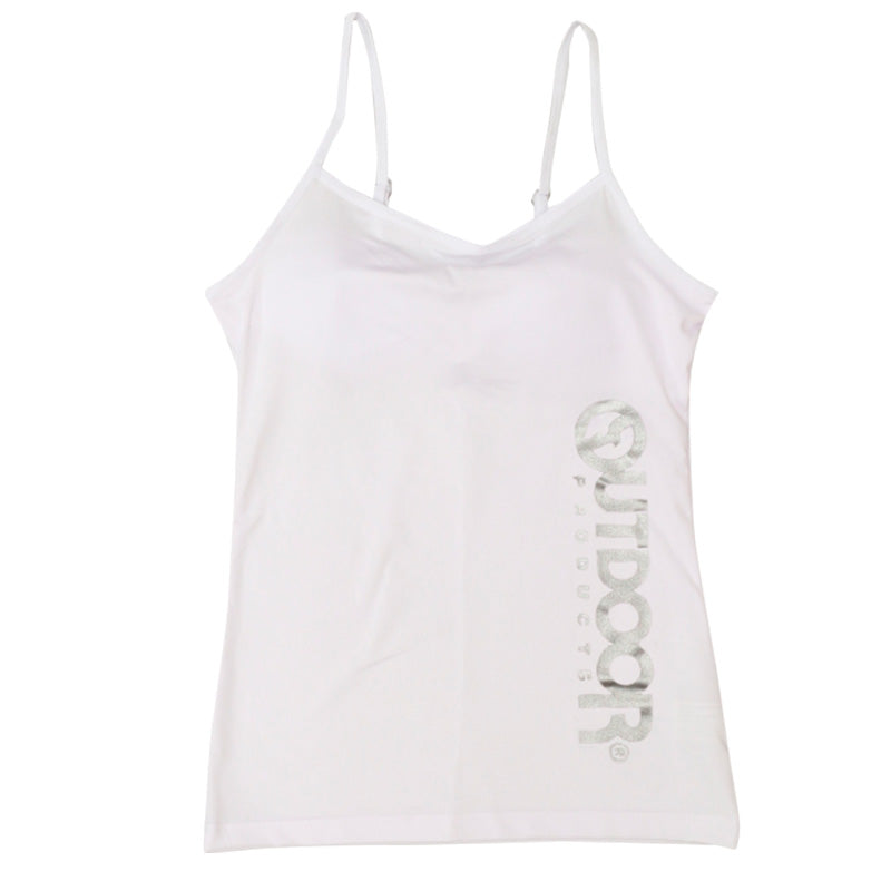 Outdoor キャミソール カップ付き 150cm~165cm (アウトドア 女子 女の子 モールドカップ スポブラ スポーツ 150 160 165)