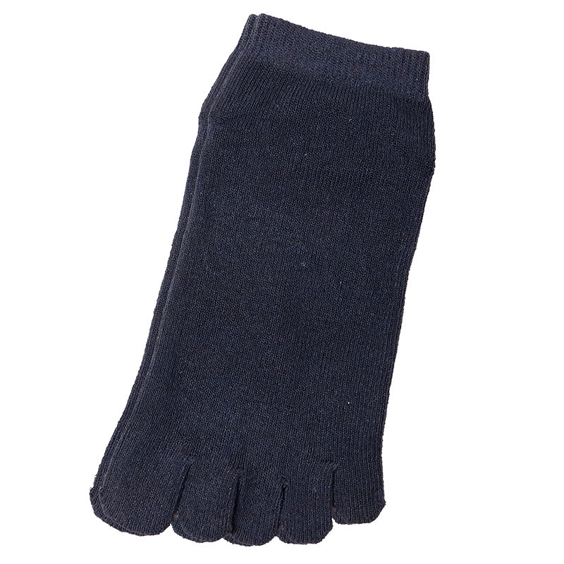 5本指ソックス レディース スニーカーソックス 薄手 靴下 アンクレット丈 22 23 24cm アンクル丈 5本指 ソックス 5本指靴下 五本指ソックス 綿混 黒 紺 ブラック ネイビー