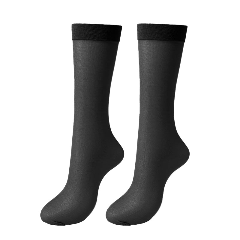 ショートストッキング ストッキング ひざ下 ハイソックス レディース ひざ下丈ストッキング ナイロン 22-24cm 婦人 ベージュ 黒 肌色 膝下 ひざ丈