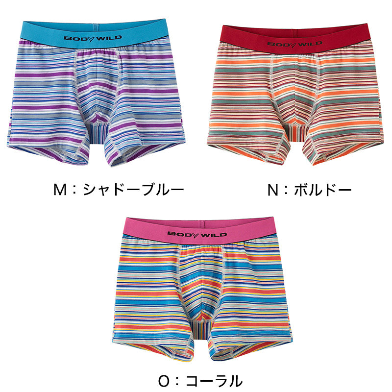 グンゼ BODYWILD ボクサーパンツ メンズ パンツ ボディワイルド 男性 M・L (GUNZE 下着 肌着 インナー インナーパンツ ボクサーブリーフ カラー豊富 前とじ やわらか 伸縮性 柄 カジュアル インナーウェアー) (在庫限り)