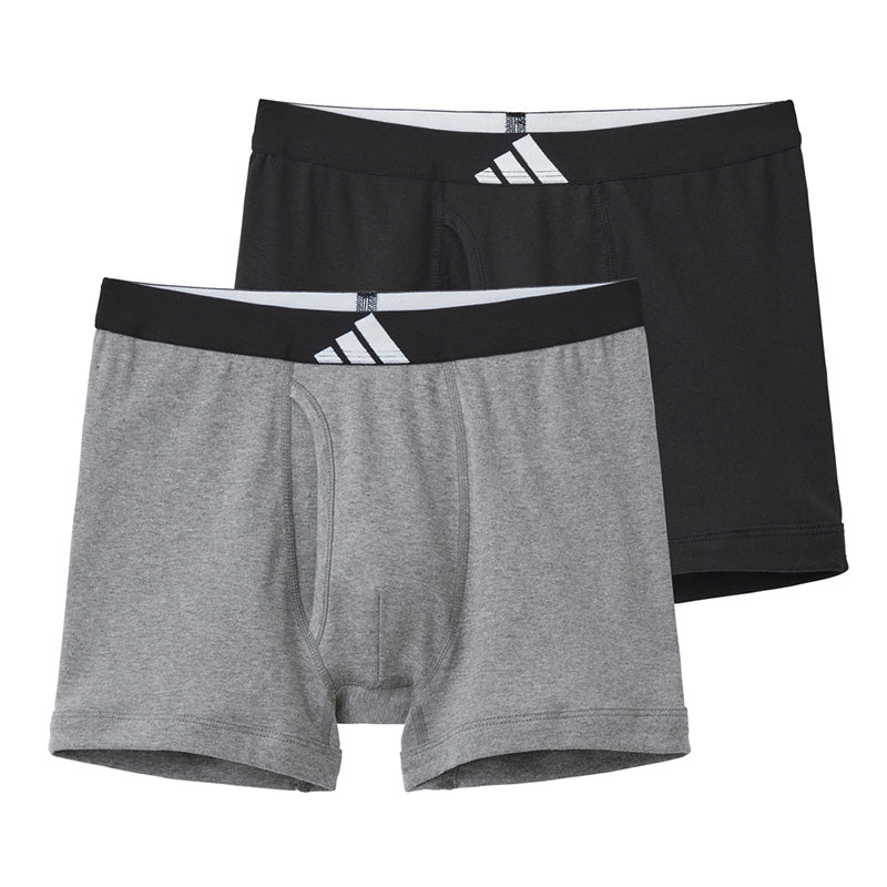 アディダス メンズ インナー ボクサーブリーフ 下着 男性用 紳士用 大人用 2枚組 グンゼ M L LL adidas 綿 ストレッチ 通勤 普段使い スポーツ ジム ランニング トレーニング 快適 動きやすい 通気性 吸汗 蒸れにくい シンプル かっこいい ブランド 定番