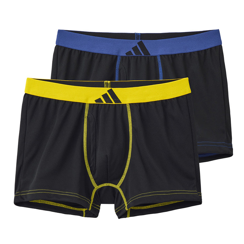 アディダス メンズ インナー ボクサーブリーフ 下着 男性用 紳士用 大人用 2枚組 グンゼ M L LL adidas 綿 ストレッチ 通勤 普段使い スポーツ ジム ランニング トレーニング 快適 動きやすい 通気性 吸汗 蒸れにくい シンプル かっこいい ブランド 定番