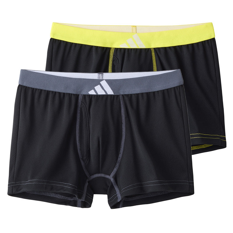アディダス メンズ インナー ボクサーブリーフ 下着 男性用 紳士用 大人用 2枚組 グンゼ M L LL adidas 綿 ストレッチ 通勤 普段使い スポーツ ジム ランニング トレーニング 快適 動きやすい 通気性 吸汗 蒸れにくい ブランド 定番