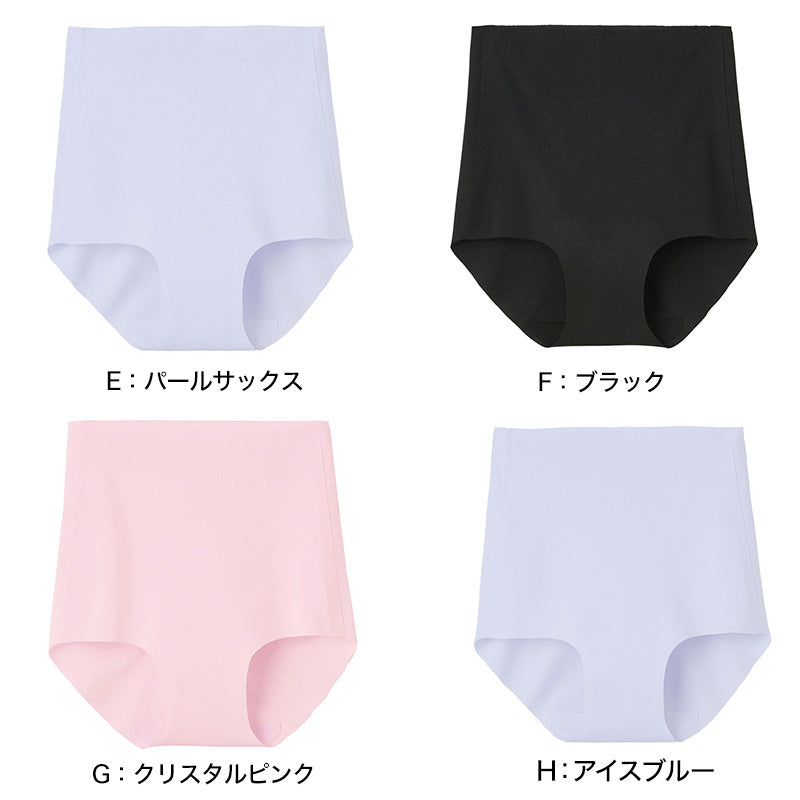 グンゼ キレイラボ 完全無縫製ひんやりと軽い レギュラーショーツ M~LL (GUNZE KIREILABO レディース 綿混 縫い目無し ひびきにくい ひんやり うるおい) (在庫限り)