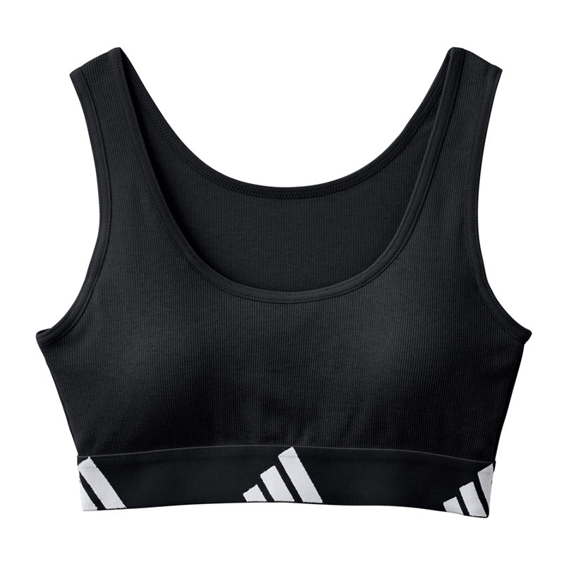 アディダス ジュニアブラ ハーフトップ 子供 150cm 160cm 165cm ハーフトップブラ ジュニア 女子 中学生 adidas 小学生 女の子 女児 スクールインナー 肌着 カップ付きインナー ブラ ファーストブラ スポブラ グンゼ