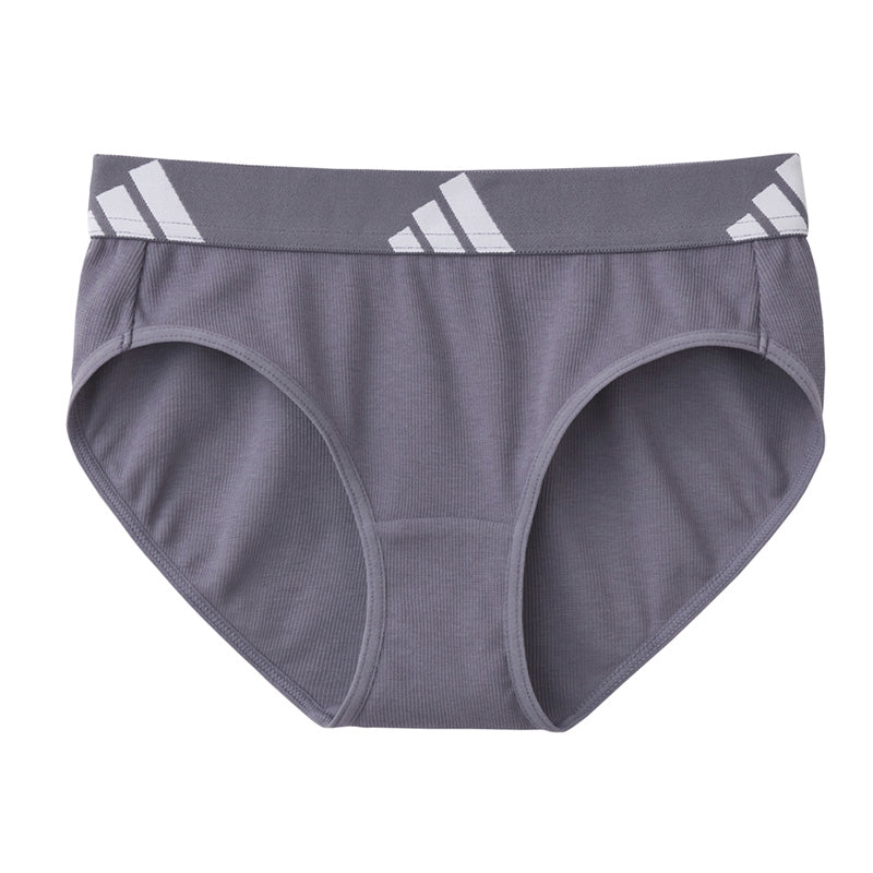 アディダス 女の子 インナー ショーツ ガールズ 下着 ハーフショーツ グンゼ 150 160 165 cm 綿 リブ素材 通学 部活 学校用 普段使い かわいい スポーツ ブランド シンプル ジュニア 快適 吸汗 通気性 柔らか フィット ストライプ