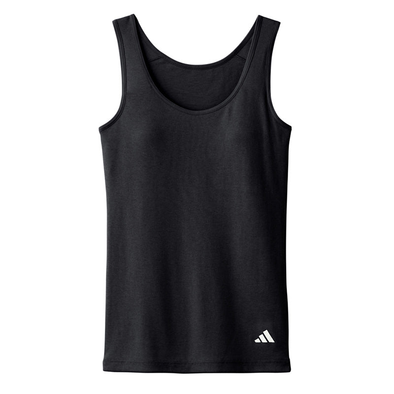 アディダス タンクトップ パッド付き 子供 グンゼ ジュニア キッズ 綿混 150cm 160cm 165cm adidas 黒 白 青 女子 女の子 女児 肌着 下着 インナー パッド付 ブラタンクトップ スポーツ 中学生 カップ付きインナー 小学生