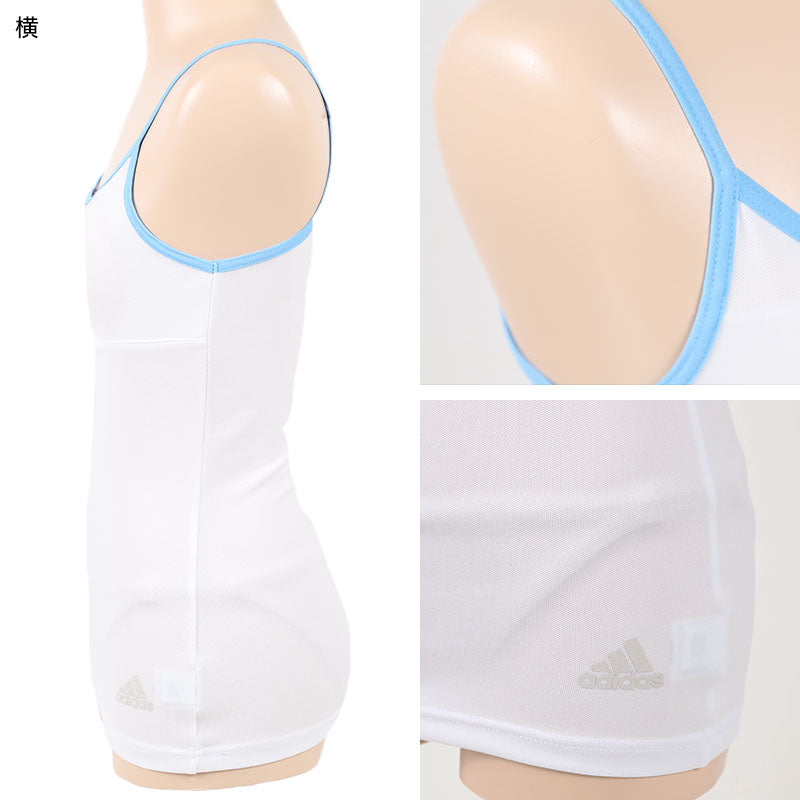 グンゼ アディダス カップ付き インナー キャミソール ジュニア 140~165cm (女子 下着 白 小学生 ブラトップ 子供 カップ付きキャミソール カップ付きインナー キッズ スクールインナー) (在庫限り)