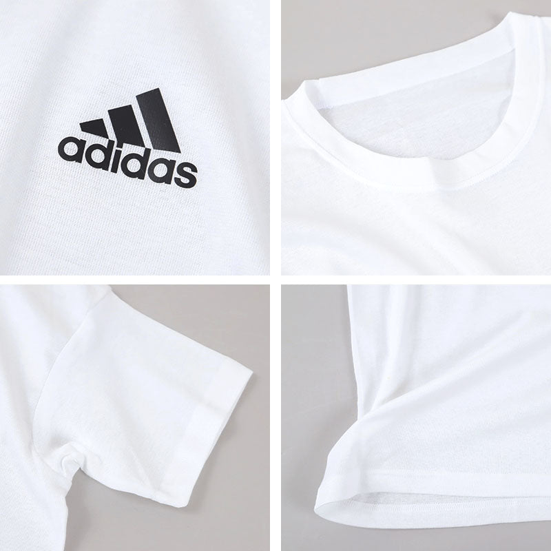 グンゼ アディダス キッズ Tシャツ 2枚組 140~160cm (下着 子供 インナー 男の子 半袖 シャツ 白 黒 子ども ジュニア adidas) (在庫限り)