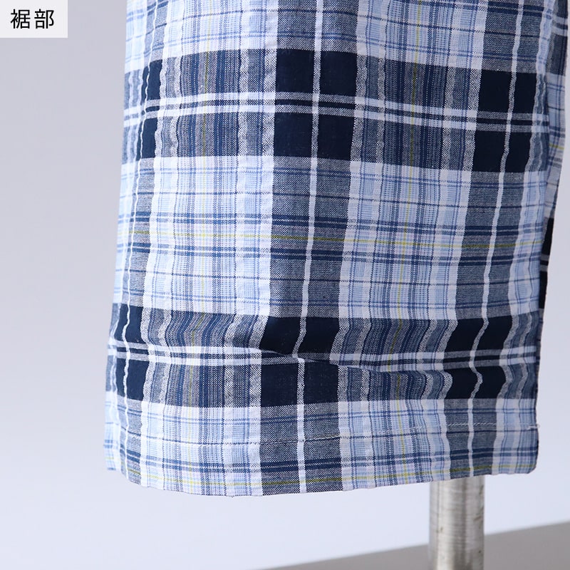 グンゼ パジャマ メンズ 綿100 長袖 薄手 S M L LL 3L クールマジック 大きいサイズ 春夏 夏用 涼しい 吸汗速乾 GUNZE 長ズボン 前開き チェック柄 シンプル 男性 プレゼント ギフト 父の日 (送料無料)