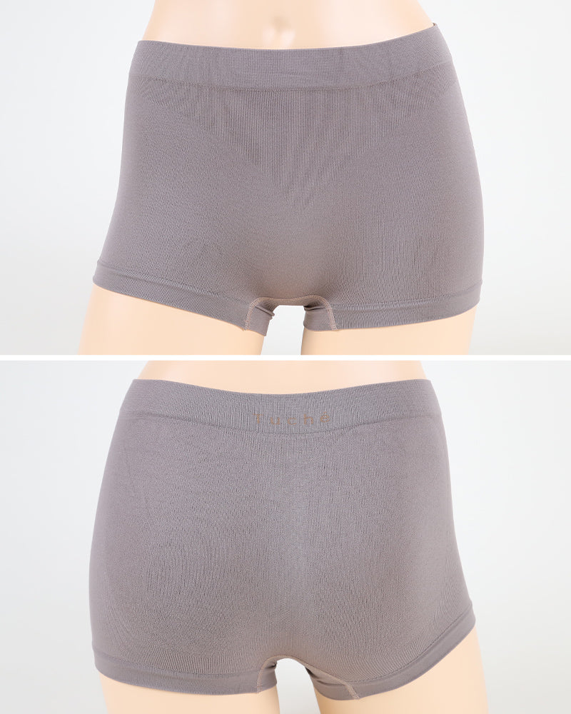 グンゼ ショーツ レディース ボクサー 一分丈 M~LL (女性 下着 インナー パンツ ボーイズレッグ 無地 ストレッチ 3D立体成型 GUNZE Tuche)