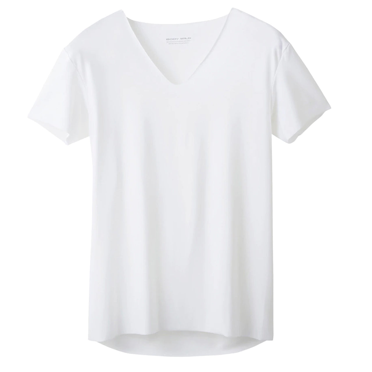 グンゼ ボディワイルド Tシャツ Vネック メンズ 半袖 肌着 M・L (bodywild 下着 ひびきにくい カットオフ インナー 薄い 軽い AIRZ) (在庫限り)