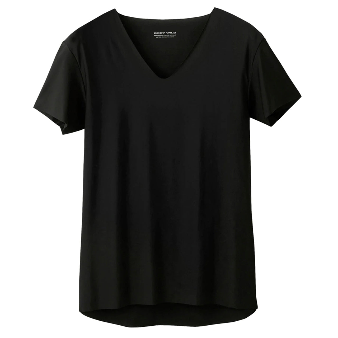 グンゼ ボディワイルド Tシャツ Vネック メンズ 半袖 肌着 M・L (bodywild 下着 ひびきにくい カットオフ インナー 薄い 軽い AIRZ) (在庫限り)