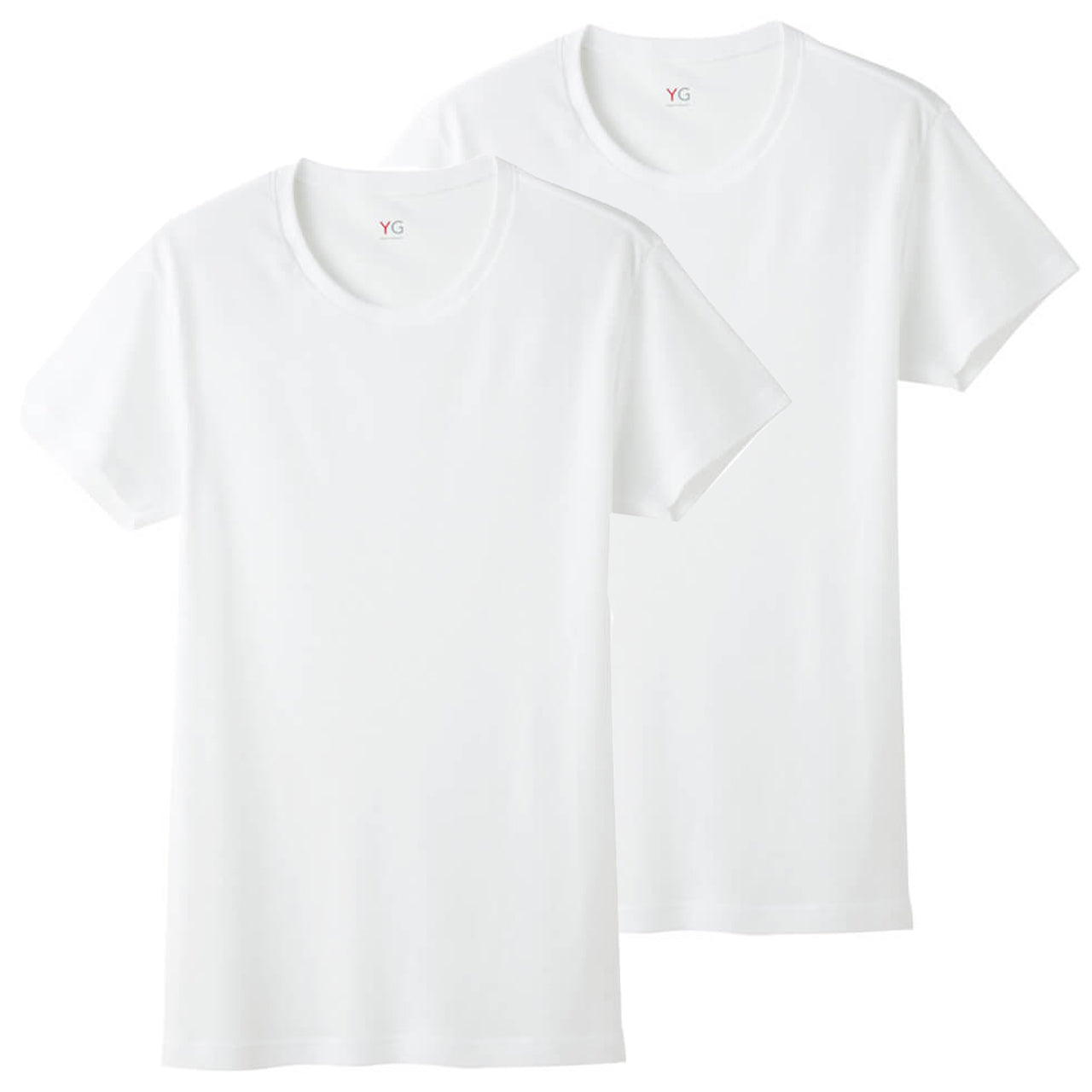 グンゼ YG tシャツ メンズ 半袖 クルーネック 速乾 防臭 2枚組 M~LL GUNZE インナーシャツ 男性 紳士 下着 肌着 丸首 インナー 吸汗速乾 ムレ 抗菌防臭 ニオイ対策 M L LL