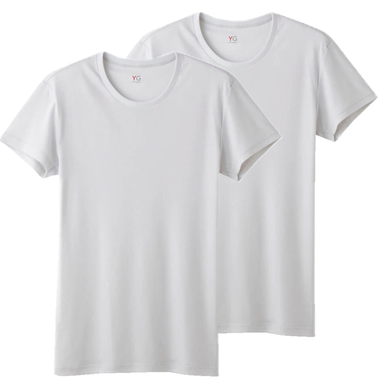 グンゼ YG tシャツ メンズ 半袖 クルーネック 速乾 防臭 2枚組 M~LL GUNZE インナーシャツ 男性 紳士 下着 肌着 丸首 インナー 吸汗速乾 ムレ 抗菌防臭 ニオイ対策 M L LL