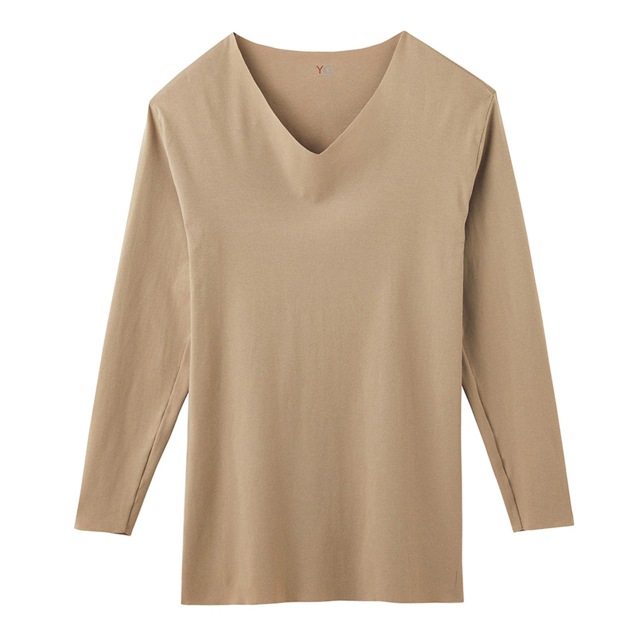 グンゼ YG CUTOFF tシャツ 9分袖 Vネック メンズ インナー M~LL (下着 肌着 綿 長袖 暖かい あったか 透けない ひびきにくい v首 男性 紳士 インナーシャツ GUNZE) (在庫限り)