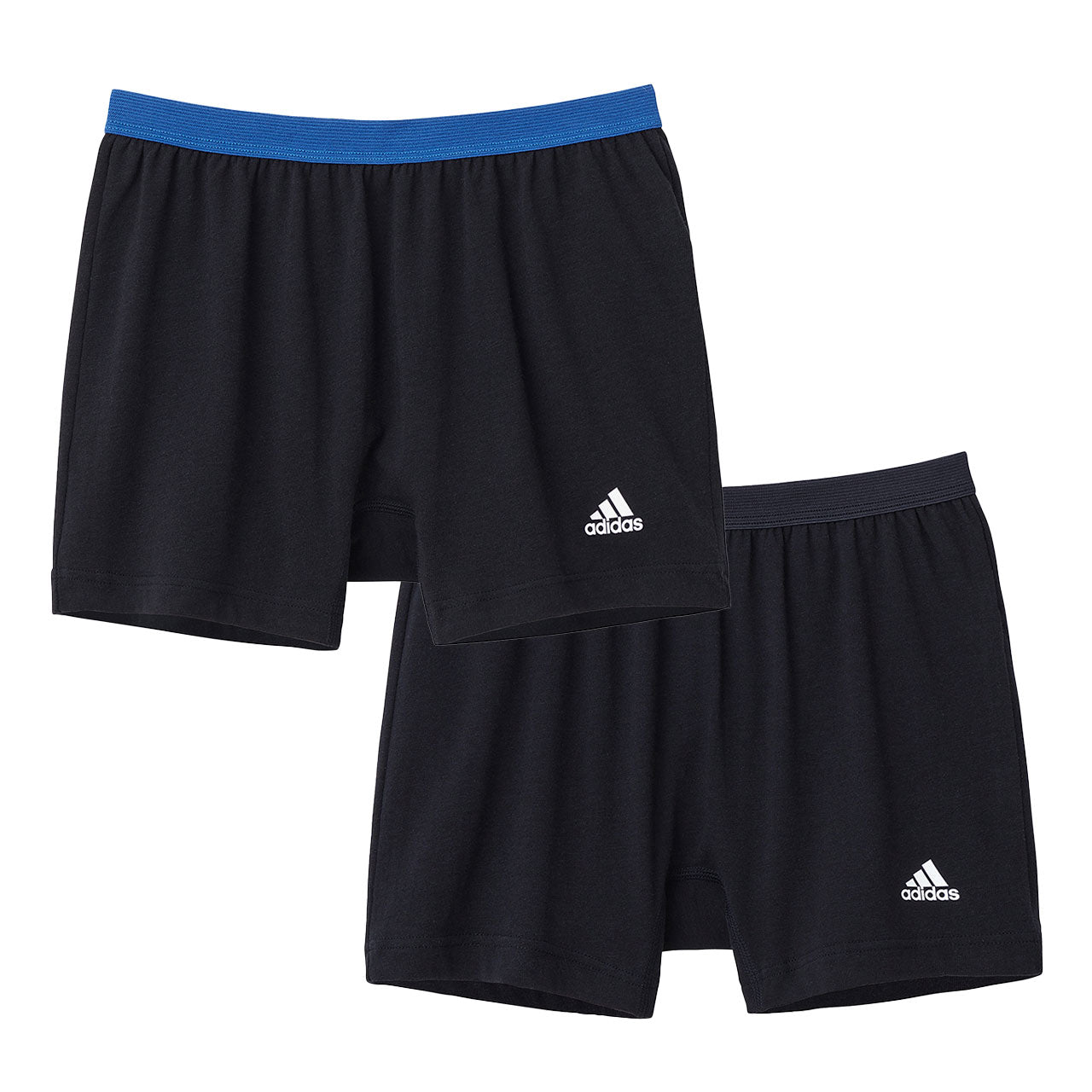 adidas ガールズショートパンツ 2枚組 140~165cm (ジュニア 黒 adidas アディダス 女の子 無地 キッズ ガールズ パンツ スポーツ バスケ 女児 綿混 スクールインナー グンゼ 140 150 160 165) (在庫限り)