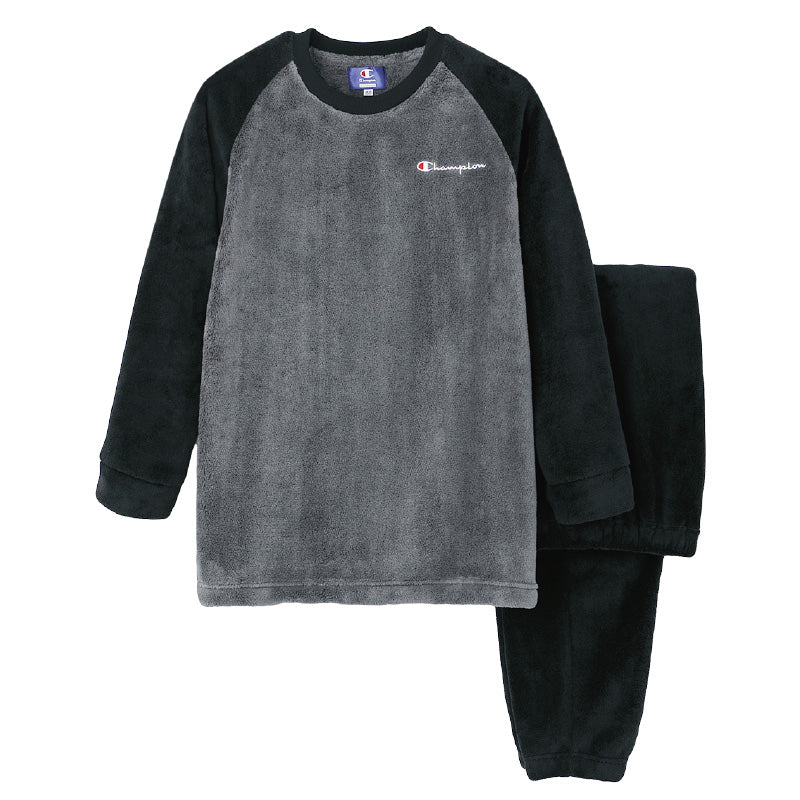 チャンピオン パジャマ キッズ 長袖 男の子 女の子 冬 もこもこ 子供 130cm~160cm 子供服 ルームウェア 男児 部屋着 上下 ボア ジュニア 男子 子ども 130 140 150 160 Champion