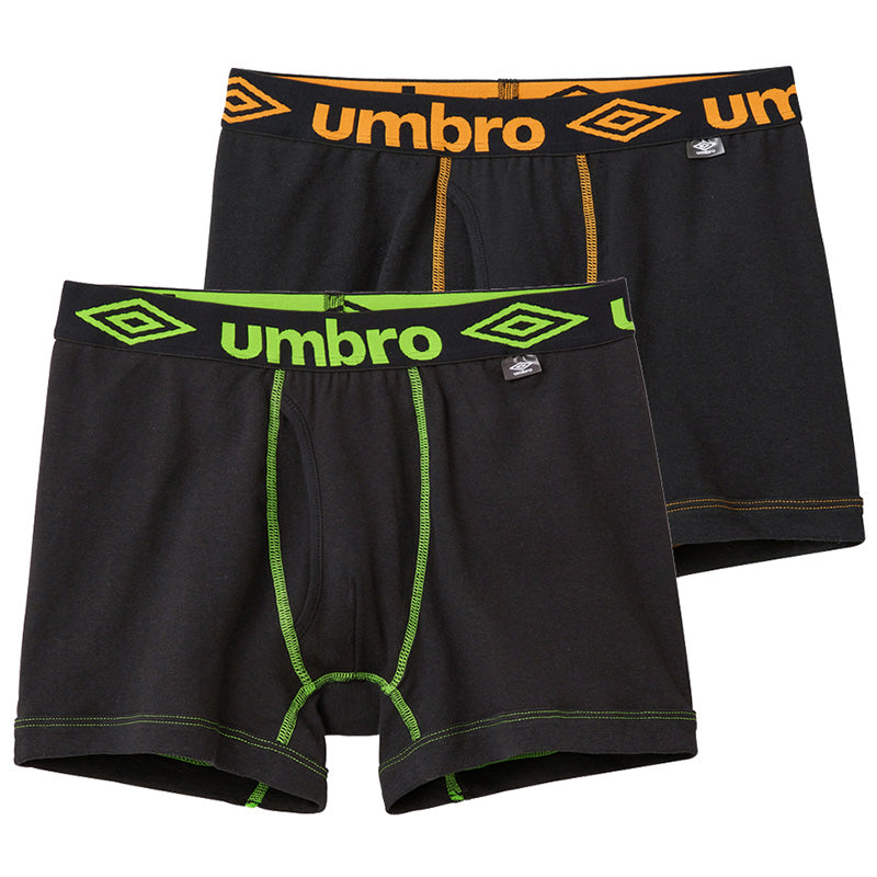 グンゼ umbro ボクサーブリーフ ボクサーパンツ 2枚組 前開き M L LL アンブロ メンズ パンツ 前あき ボクサーブリーフ 下着 インナー 綿 吸汗速乾 黒系 ブラック 紺系 ネイビー ネービー カラフル 綿100%でやわらかい