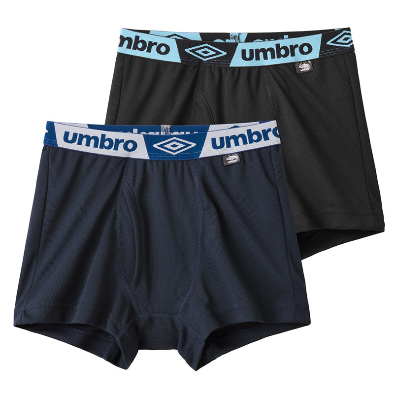 グンゼ umbro ボクサーブリーフ ボクサーパンツ 2枚組 前あき 前とじ M L LL アンブロ メンズ パンツ ボクサーブリーフ 下着 インナー 綿 吸汗速乾 黒系 ブラック 紺系 ネイビー ネービー カラフル 綿100% 綿混