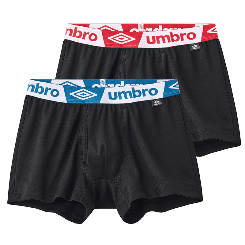 グンゼ umbro ボクサーブリーフ ボクサーパンツ 2枚組 前あき 前とじ M L LL アンブロ メンズ パンツ ボクサーブリーフ 下着 インナー 綿 吸汗速乾 黒系 ブラック 紺系 ネイビー ネービー カラフル 綿100% 綿混