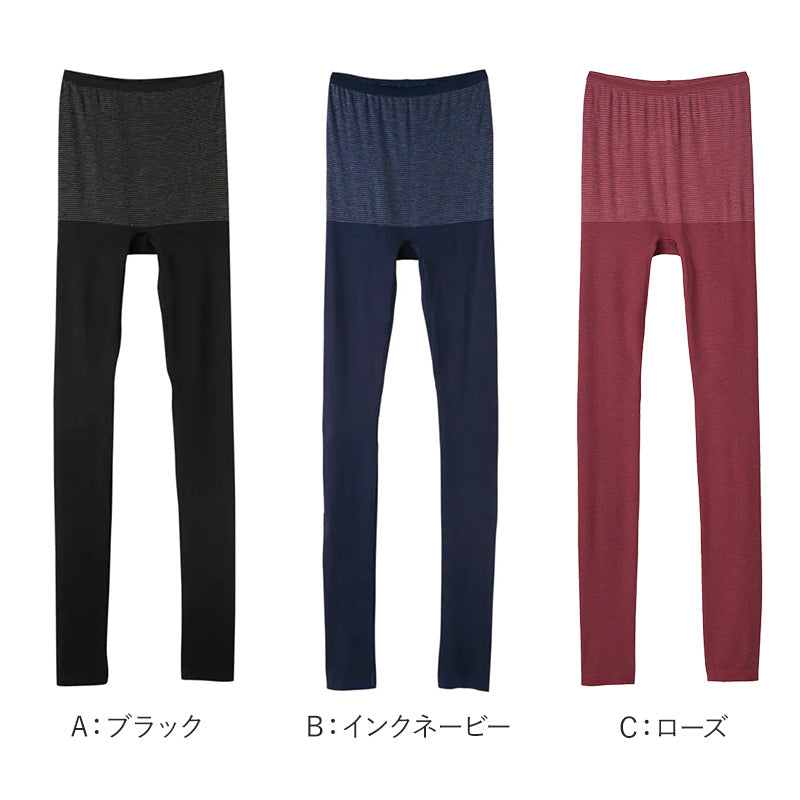 グンゼ ズボン下 レディース 秋冬 フルレングス丈 あったか インナー ボトム 10分丈 レギンス M~LL 下着 暖かい 冬 薄手 スパッツ 防寒 肌着 婦人 GUNZE ホットマジック