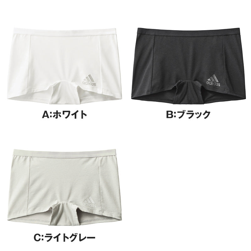 アディダス 女の子 ハーフショーツ スポーツ 150cm 160cm 165cm ジュニア adidas 女児 下着 パンツ 無地 キッズ ガールズ インナー 吸汗速乾 グンゼ gunze