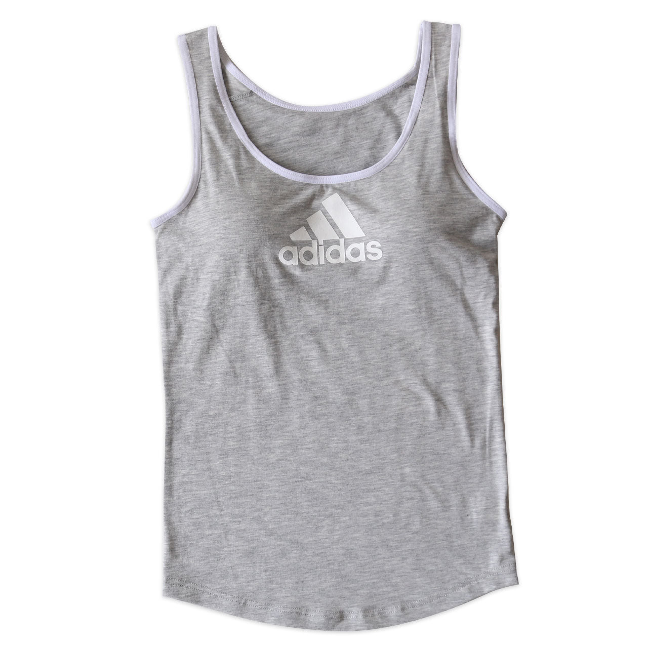 グンゼ adidas 女児タンクトップ 150~165cm (アディダス 黒 白 灰 女子 女の子 下着 ブラタンクトップ スポーツ グンゼ 中学生 スクールインナー カップ付きインナー 小学生 adidas 150 160 165) (在庫限り)