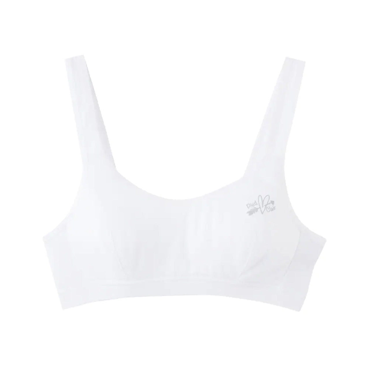 グンゼ pied clair 綿混 ファーストブラ A60~A75 子供 下着 キッズ ジュニア インナー ブラジャー 女の子 白 スクール (在庫限り)