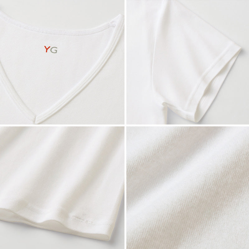 グンゼ インナー メンズ 半袖 綿100% vネック tシャツ 消臭 M~3L インナーシャツ 肌着 下着 紳士 男性 吸汗速乾 インナーウェア YG ワイジー シャツ M L LL 汗臭 ムレ 白 黒 灰 綿100 ネクストラ ネクストラプラス