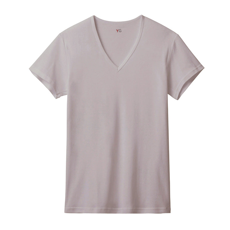 グンゼ インナー メンズ 半袖 綿100% vネック tシャツ 消臭 M~3L インナーシャツ 肌着 下着 紳士 男性 吸汗速乾 インナーウェア YG ワイジー シャツ M L LL 汗臭 ムレ 白 黒 灰 綿100 ネクストラ ネクストラプラス