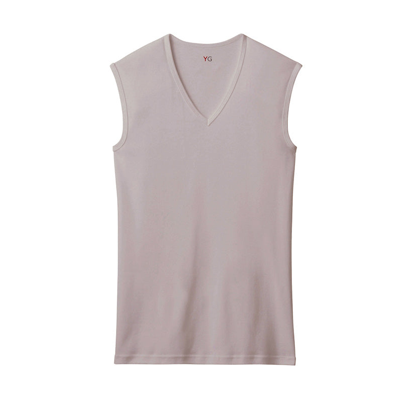 グンゼ YG メンズ インナー ノースリーブ Vネック スリーブレス Tシャツ 綿100% M~LL GUNZE 肌着 下着 男性 紳士 インナーシャツ 綿100 v首 M L LL インナーウェアー 消臭 コットン