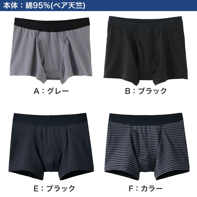 グンゼ 尿じみ対応 ボクサーブリーフ 前開き メンズ M~LL 尿漏れパンツ 男性用 ボクサーパンツ 下着 紳士 肌着 ボクサー インナー 抗菌防臭 M L LL