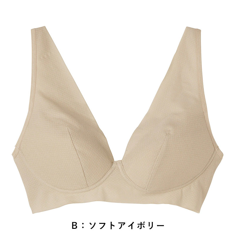 グンゼ KIREILABO Fitte ノンワイヤーブラジャー M~LL (キレイラボ フィッテ オーガニックコットン レディース ブラジャー インナー 敏感肌)