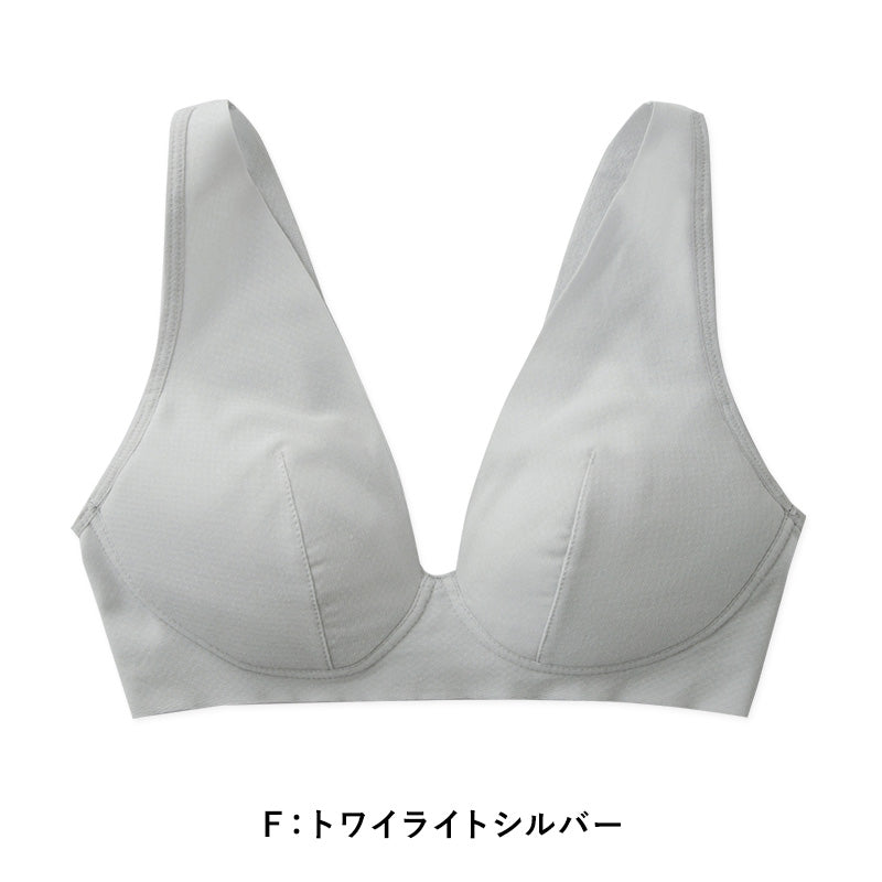 グンゼ KIREILABO Fitte ノンワイヤーブラジャー M~LL (キレイラボ フィッテ オーガニックコットン レディース ブラジャー インナー 敏感肌)