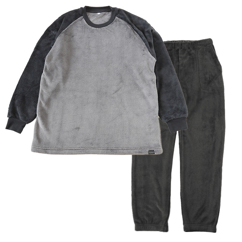 ボディワイルド ボア パジャマ メンズ グンゼ 長袖 M~LL BodyWild gunze 冬 厚手 部屋着 ホームウェア ルームウェア セットアップ あったか あたたか 温か 秋冬 防寒 (送料無料) (在庫限り)