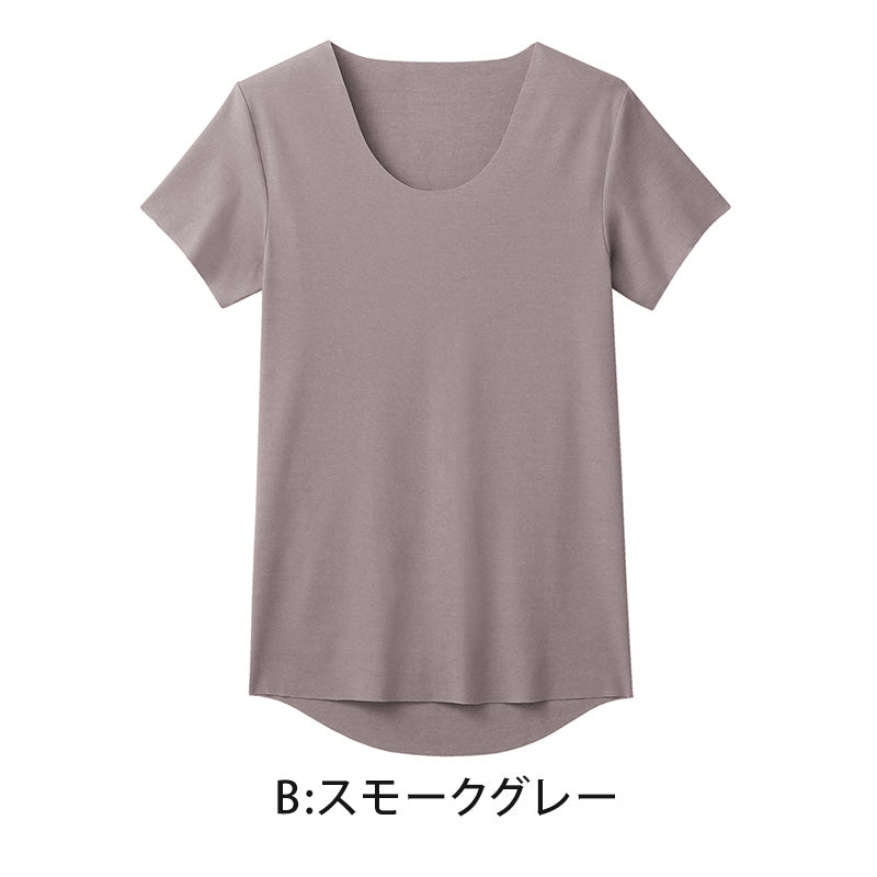 グンゼ YG インナー メンズ 半袖 tシャツ クルーネック 丸首 透けにくい M~LL GUNZE 男性 紳士 下着 肌着 インナーシャツ カットオフ 透けない ひびきにくい 抗菌 防臭