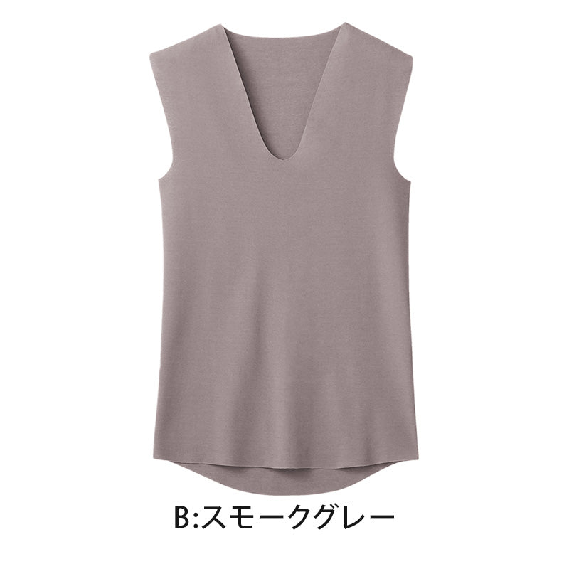 グンゼ YG ノースリーブ vネック カットオフ タンクトップ M~LL GUNZE 下着 肌着 インナーシャツ スリーブレス 男性 紳士 v首 CUTOFF シャツ 透けない ひびきにくい 抗菌 防臭 黒 肌色 白