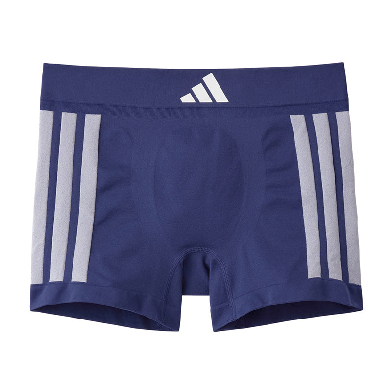 アディダス ボクサーパンツ メンズ シームレス ボクサーブリーフ 前とじ グンゼ M L LL adidas ボクサー パンツ メンズボクサー 男性下着 ボトムス ブリーフ アンダーウェア 下着 肌着 インナー メンズ下着 メンズショーツ 勝負パンツ 勝負下着 ロゴ スリーライン