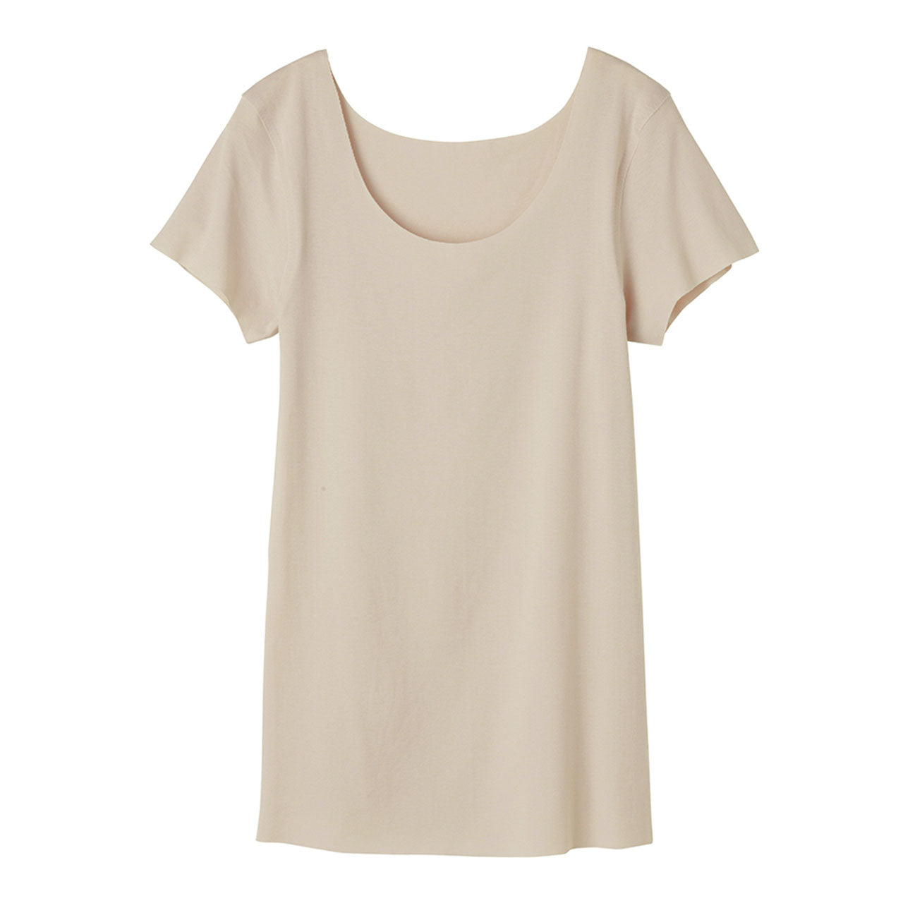 グンゼ レディース 2分袖 インナー 半袖 M~LL (キレイラボ フィッテ オーガニックコットン レディース インナー 綿 敏感肌)