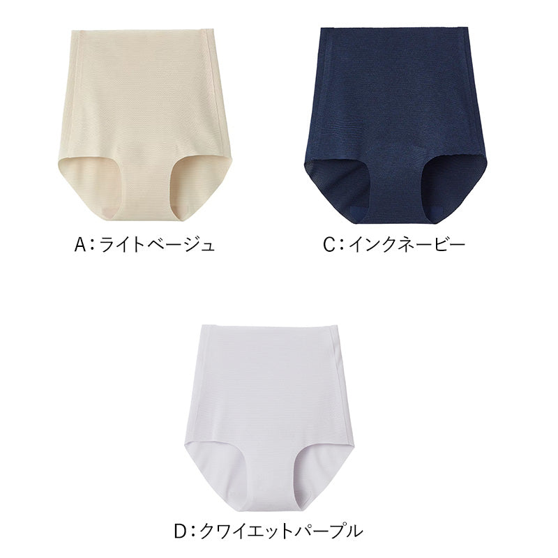 グンゼ キレイラボ ショーツ メッシュ シームレス レディース 深め 夏 M~LL 縫い目なし 無縫製 ひびきにくい パンツ 無地 女性 下着 インナー 夏用 速乾 (在庫限り)