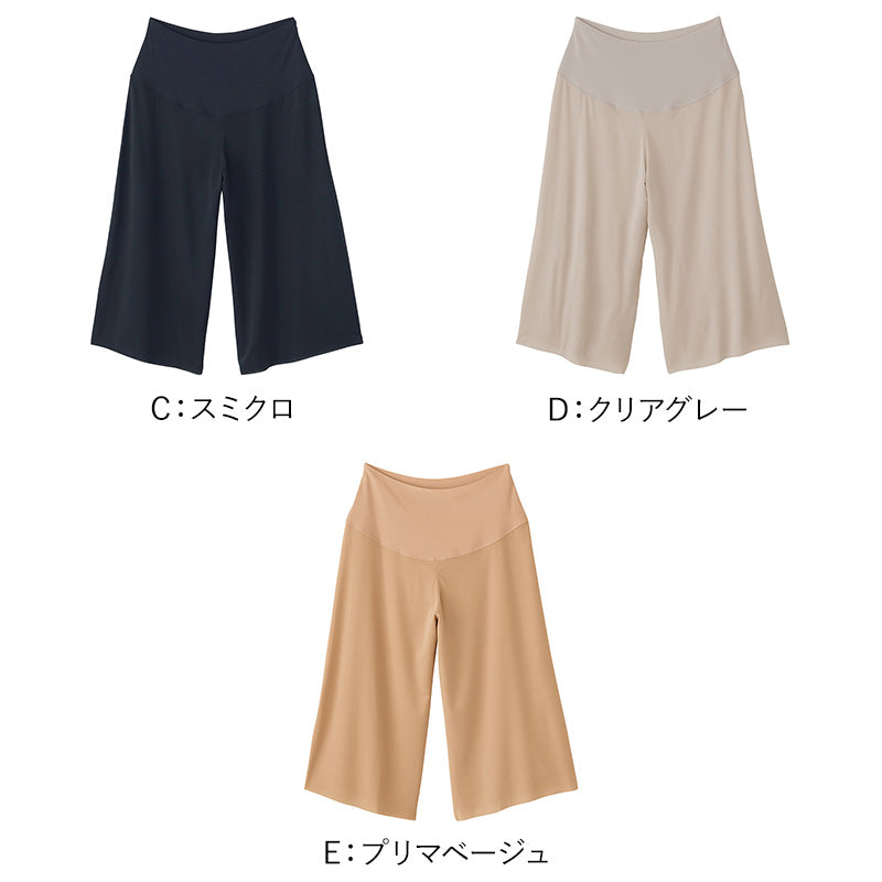 グンゼ レディース ペチパンツ ペチコート パンツ ロング フレアパンツ M~LL 透けない 透け防止 インナー お腹 締め付けない 薄手 重ね履き アンダーパンツ 下着 ランジェリー
