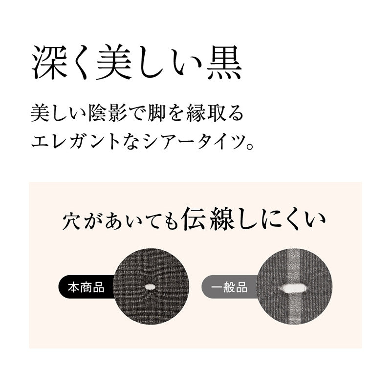 グンゼ サブリナ ストッキング 25デニール 黒 透明感 M-L・L-LL (GUNZE SABRINA ストッキング 丈夫 UV対策 伝線防止 ブラック 黒ストッキング)