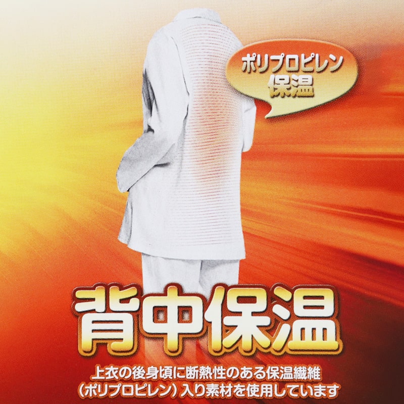 グンゼ 背中保温 紳士 パジャマ セットアップ 防寒着 S~L 防寒 寒冷防止 寒さ対策 体温維持 保温 小さいサイズ S M L 秋 冬 (送料無料) (在庫限り)