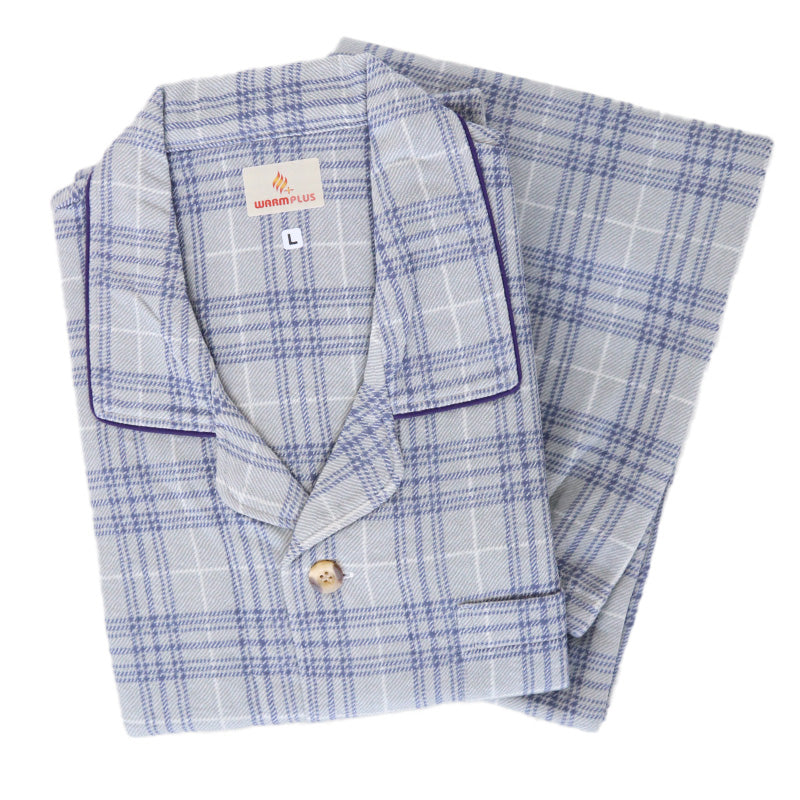 グンゼ 背中保温 紳士 パジャマ セットアップ 防寒着 S~L 防寒 寒冷防止 寒さ対策 体温維持 保温 小さいサイズ S M L 秋 冬 (送料無料) (在庫限り)