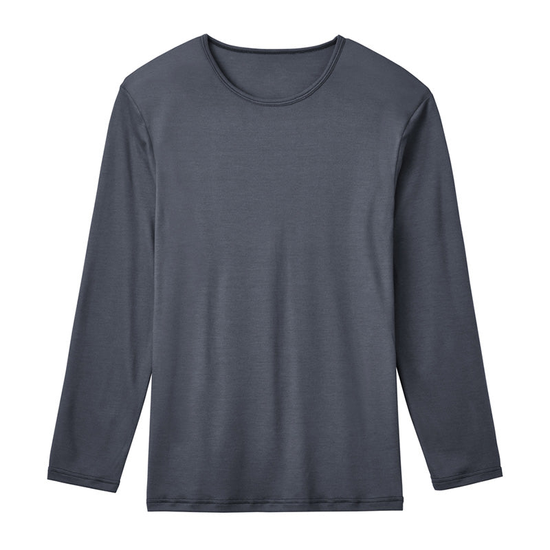 ファイヤーアセドロン 長袖 クルーネック Tシャツ メンズ 薄手 グンゼ M L LL 吸汗 発熱 吸湿 発熱インナー 吸湿発熱 冬用 あったか インナーウェア 保温 冷え対策 吸湿発熱シャツ 防寒 防寒インナー 冬 インナーシャツ 長袖シャツ tシャツ メンズ 冷え防止